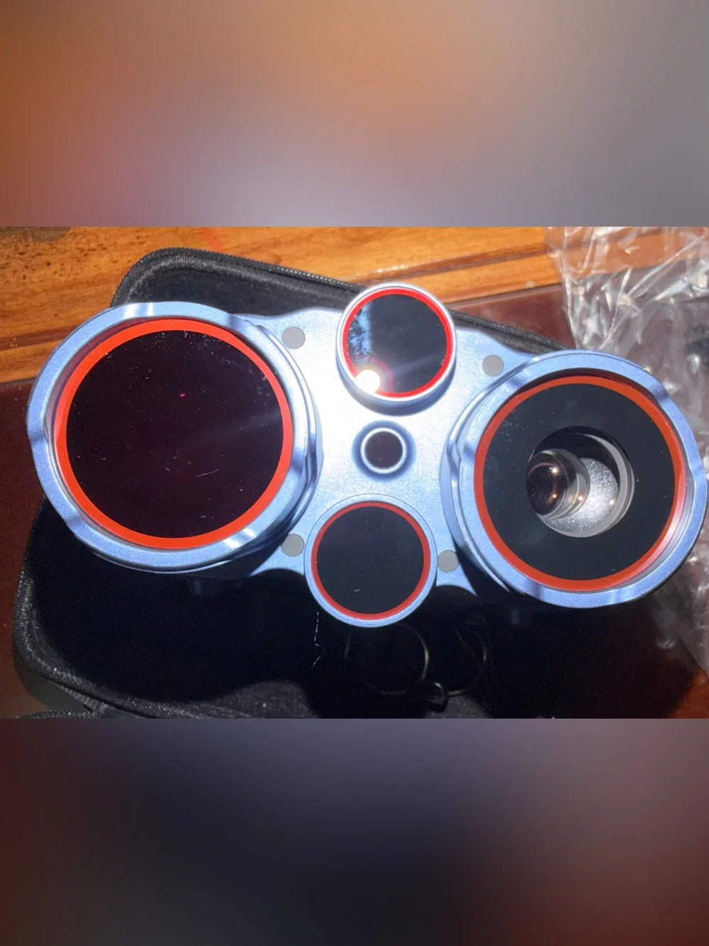 Digital Camera Binoculars with Night Vision - Blue